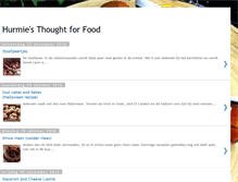 Tablet Screenshot of hurmiesthoughtforfood.blogspot.com