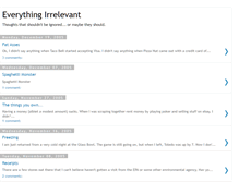 Tablet Screenshot of everythingirrelevant.blogspot.com