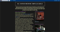 Desktop Screenshot of consumidorimplacable.blogspot.com