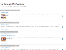 Tablet Screenshot of lacasadepetsociety.blogspot.com