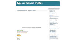 Desktop Screenshot of makeup-brushes.blogspot.com