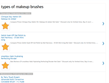 Tablet Screenshot of makeup-brushes.blogspot.com