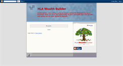 Desktop Screenshot of hlawealthbuilder.blogspot.com