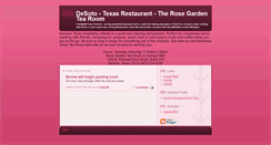 Desktop Screenshot of desoto-restaurant-tearoom.blogspot.com