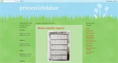 Desktop Screenshot of primerciclolabor.blogspot.com