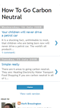 Mobile Screenshot of howtogocarbonneutral.blogspot.com