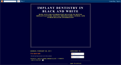 Desktop Screenshot of implantsblackandwhite.blogspot.com