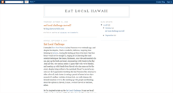 Desktop Screenshot of eatlocalhawaii.blogspot.com