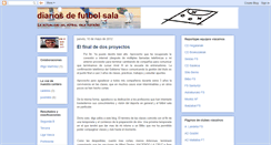 Desktop Screenshot of diariosdefutbolsala.blogspot.com