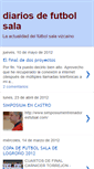 Mobile Screenshot of diariosdefutbolsala.blogspot.com