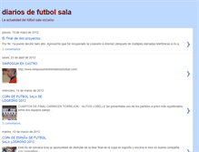 Tablet Screenshot of diariosdefutbolsala.blogspot.com