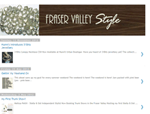 Tablet Screenshot of fraservalleystyle.blogspot.com