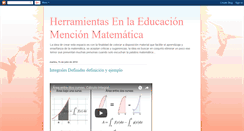 Desktop Screenshot of matematicaula.blogspot.com