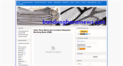 Desktop Screenshot of bandungbaratonline.blogspot.com