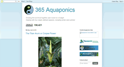 Desktop Screenshot of 365aquaponics.blogspot.com