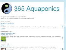 Tablet Screenshot of 365aquaponics.blogspot.com