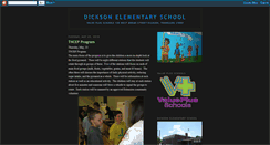 Desktop Screenshot of dicksonelementaryschool.blogspot.com