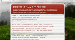 Desktop Screenshot of isfdyt9-biblioteca.blogspot.com