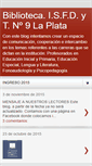 Mobile Screenshot of isfdyt9-biblioteca.blogspot.com
