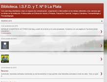 Tablet Screenshot of isfdyt9-biblioteca.blogspot.com