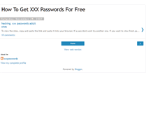 Tablet Screenshot of hackedxxxpasswords.blogspot.com