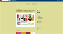 Desktop Screenshot of abcdescrap.blogspot.com