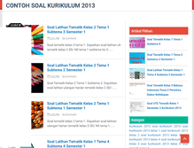 Tablet Screenshot of contohsoalkurikulum2013.blogspot.com