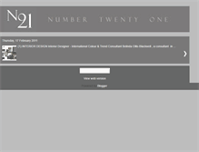 Tablet Screenshot of no21design.blogspot.com