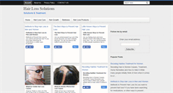 Desktop Screenshot of curehairlossnow.blogspot.com