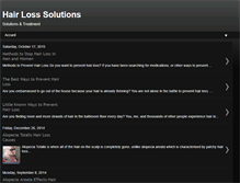 Tablet Screenshot of curehairlossnow.blogspot.com
