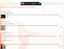 Tablet Screenshot of mywguindianajourneytoteaching.blogspot.com