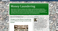 Desktop Screenshot of moneylaunderingworld.blogspot.com