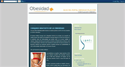 Desktop Screenshot of obesidad-plus.blogspot.com