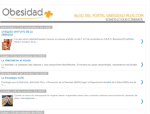 Tablet Screenshot of obesidad-plus.blogspot.com