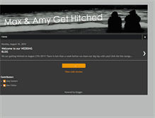 Tablet Screenshot of maxandamygethitched.blogspot.com