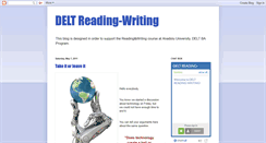 Desktop Screenshot of deltreadingwriting.blogspot.com