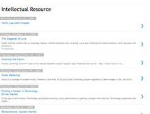 Tablet Screenshot of intellectualresource.blogspot.com