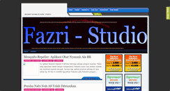 Desktop Screenshot of fazri-studio.blogspot.com