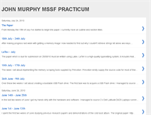 Tablet Screenshot of johnmurphymssfpracticum.blogspot.com