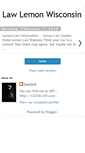 Mobile Screenshot of carlawlemonwisconsin.blogspot.com