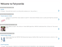 Tablet Screenshot of fairyworldz.blogspot.com