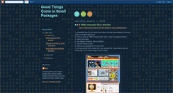 Desktop Screenshot of goodthingscomeinsmallpackages-kiwi.blogspot.com