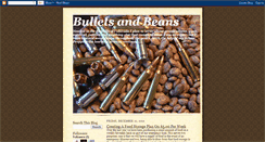 Desktop Screenshot of bulletsandbeans.blogspot.com