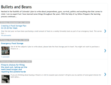 Tablet Screenshot of bulletsandbeans.blogspot.com