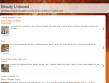 Tablet Screenshot of beautyunboxed.blogspot.com