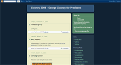 Desktop Screenshot of clooney2008.blogspot.com