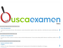 Tablet Screenshot of buscaexamen.blogspot.com