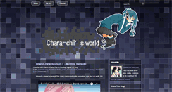 Desktop Screenshot of chara-chii-world.blogspot.com