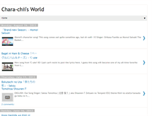 Tablet Screenshot of chara-chii-world.blogspot.com