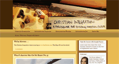 Desktop Screenshot of christianintegration.blogspot.com